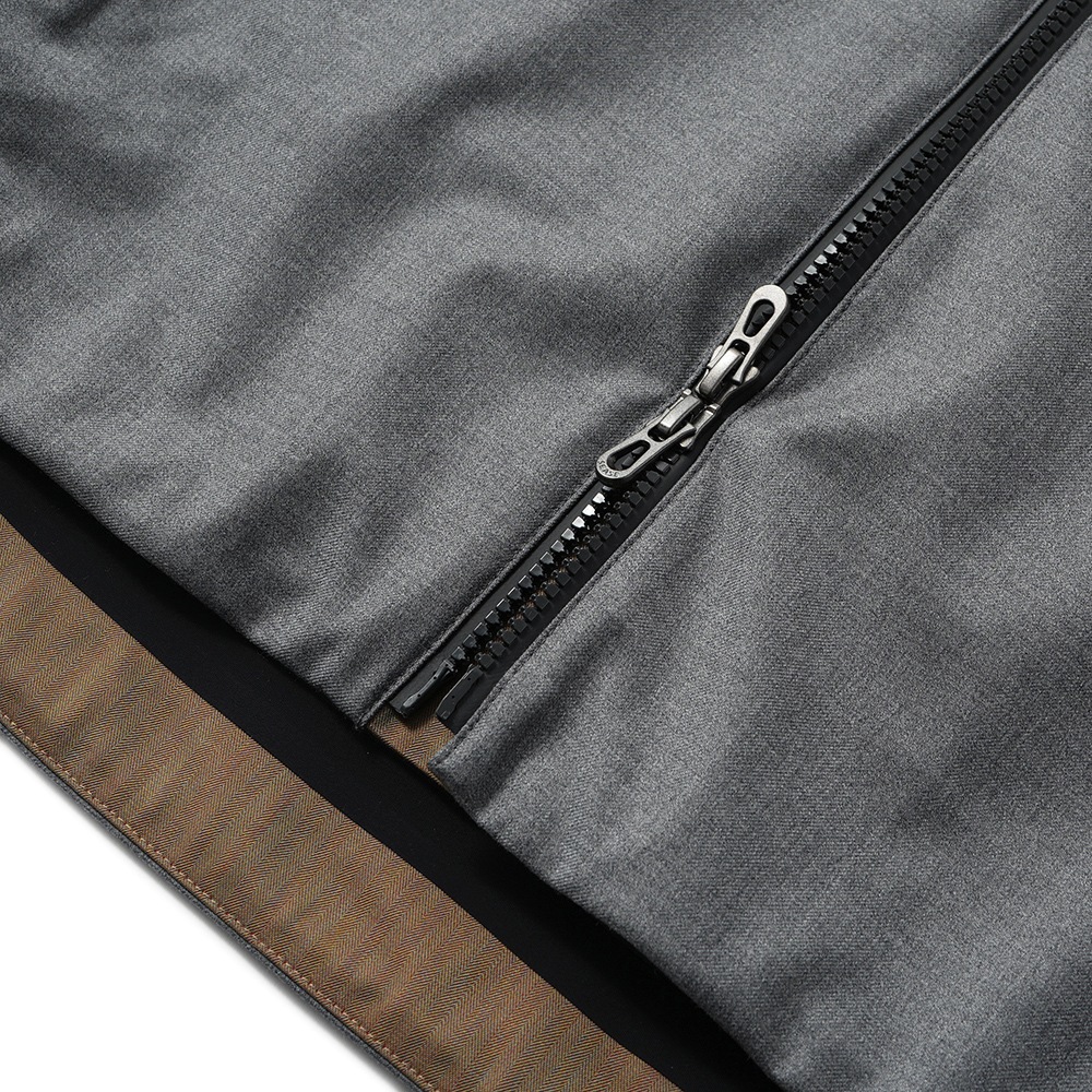 SEASE シーズ SUMMER BALMA OJ068/TN701 サマーバルマ ウール 3レイヤー シェルジャケット N21 STEEL GREY