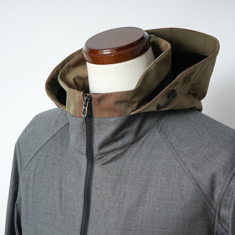 SEASE シーズ SUMMER BALMA OJ068/TN701 サマーバルマ ウール 3レイヤー シェルジャケット N21 STEEL GREY