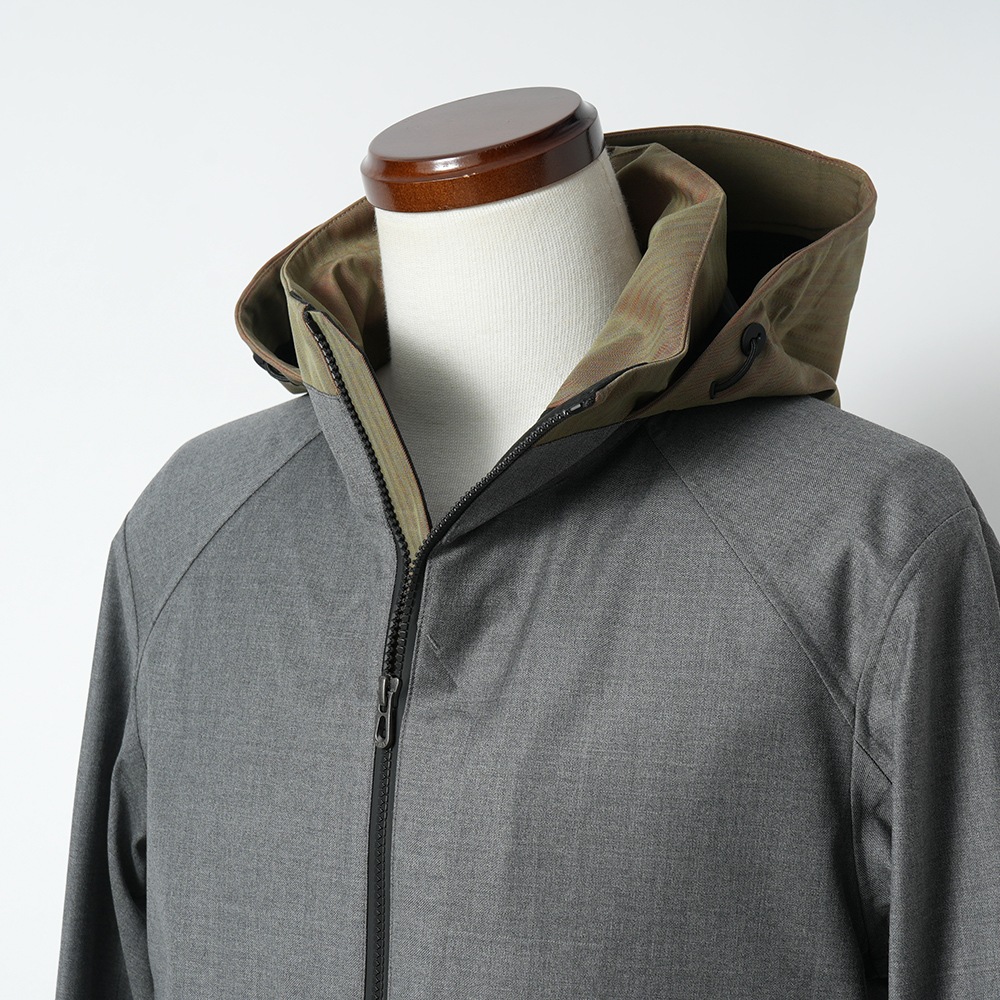 SEASE シーズ SUMMER BALMA OJ068/TN701 サマーバルマ ウール 3レイヤー シェルジャケット N21 STEEL GREY