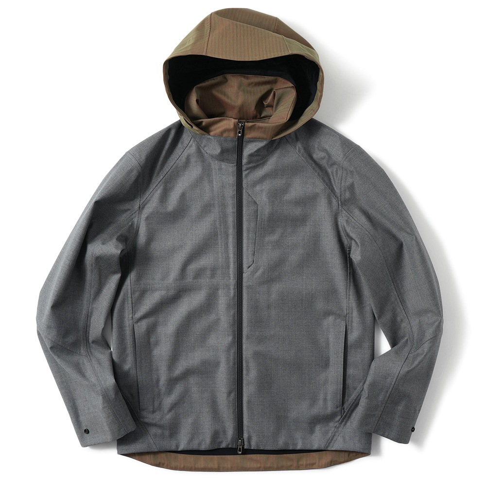 SEASE シーズ SUMMER BALMA OJ068/TN701 サマーバルマ ウール 3レイヤー シェルジャケット N21 STEEL GREY