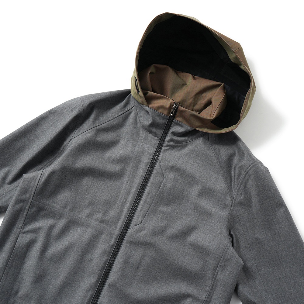 SEASE シーズ SUMMER BALMA OJ068/TN701 サマーバルマ ウール 3レイヤー シェルジャケット N21 STEEL GREY