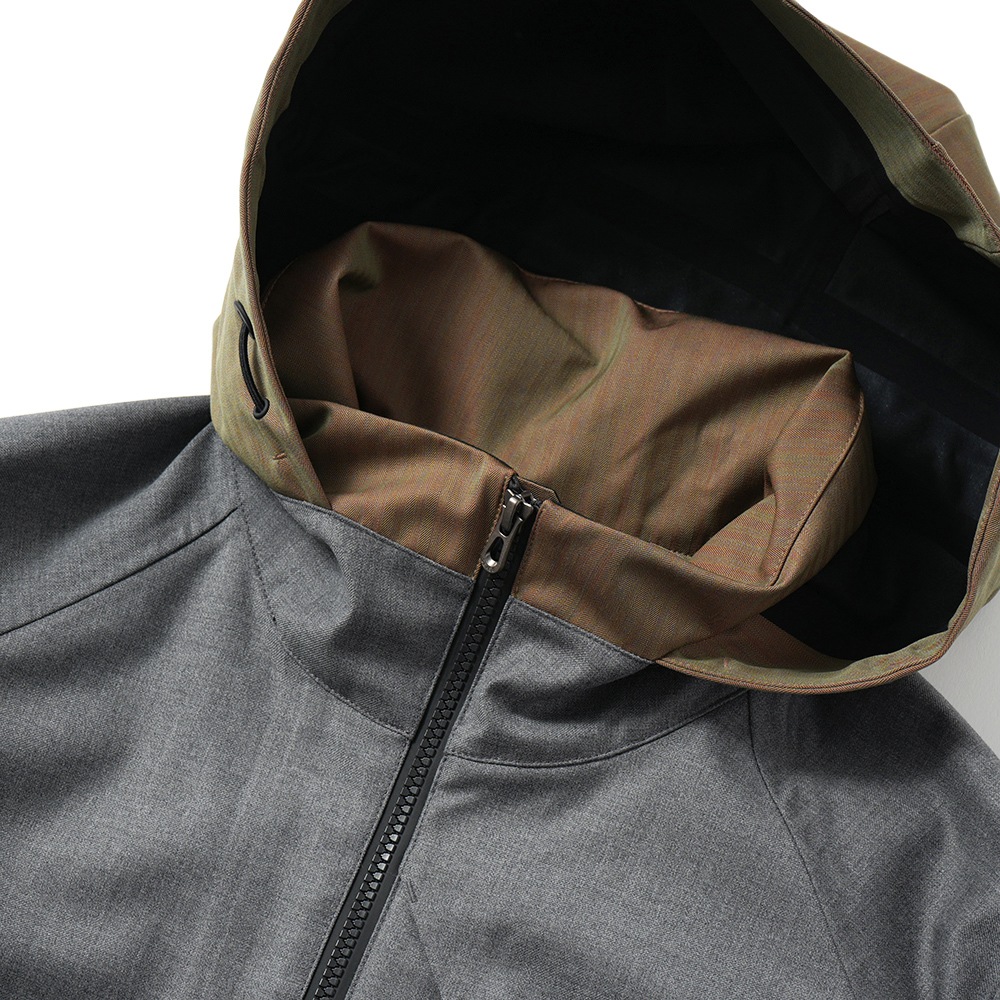 SEASE シーズ SUMMER BALMA OJ068/TN701 サマーバルマ ウール 3レイヤー シェルジャケット N21 STEEL GREY