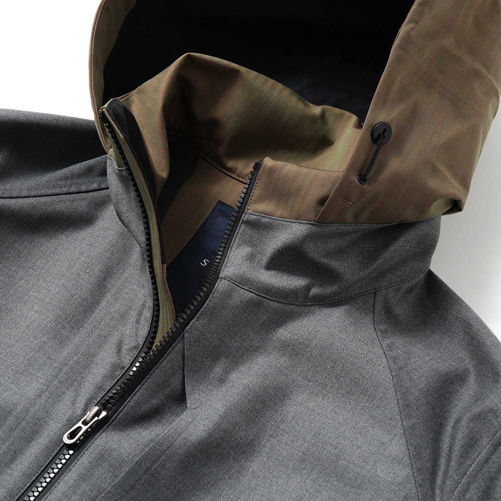 SEASE シーズ SUMMER BALMA OJ068/TN701 サマーバルマ ウール 3レイヤー シェルジャケット N21 STEEL GREY