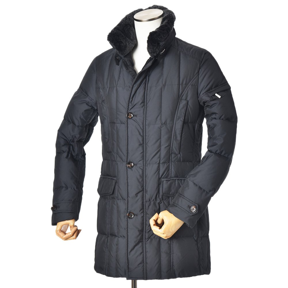 MOORER ムーレー VALENTE-KM2 ポリエステル ラビットファー ダウンコート