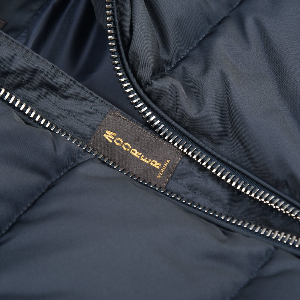 MOORER ムーレー VALENTE-KM2 ポリエステル ラビットファー ダウンコート