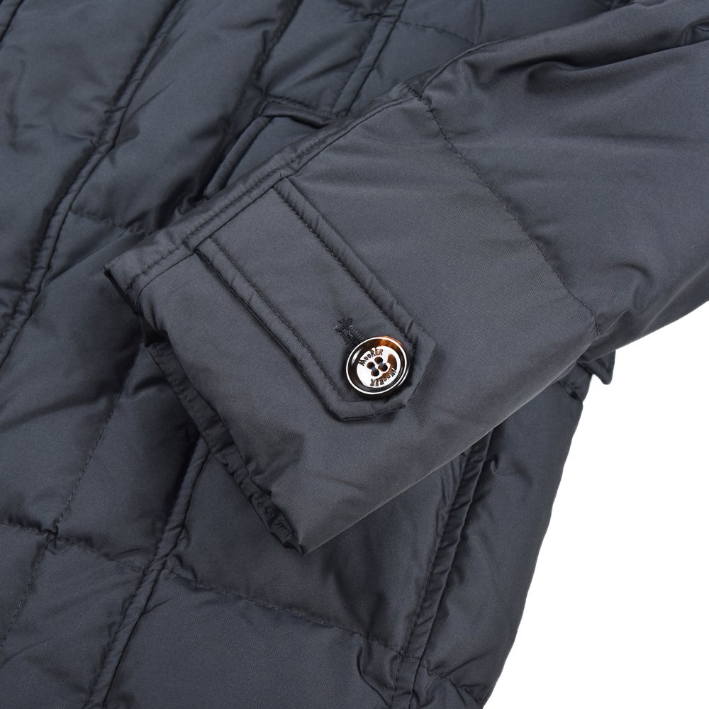 MOORER ムーレー VALENTE-KM2 ポリエステル ラビットファー ダウンコート