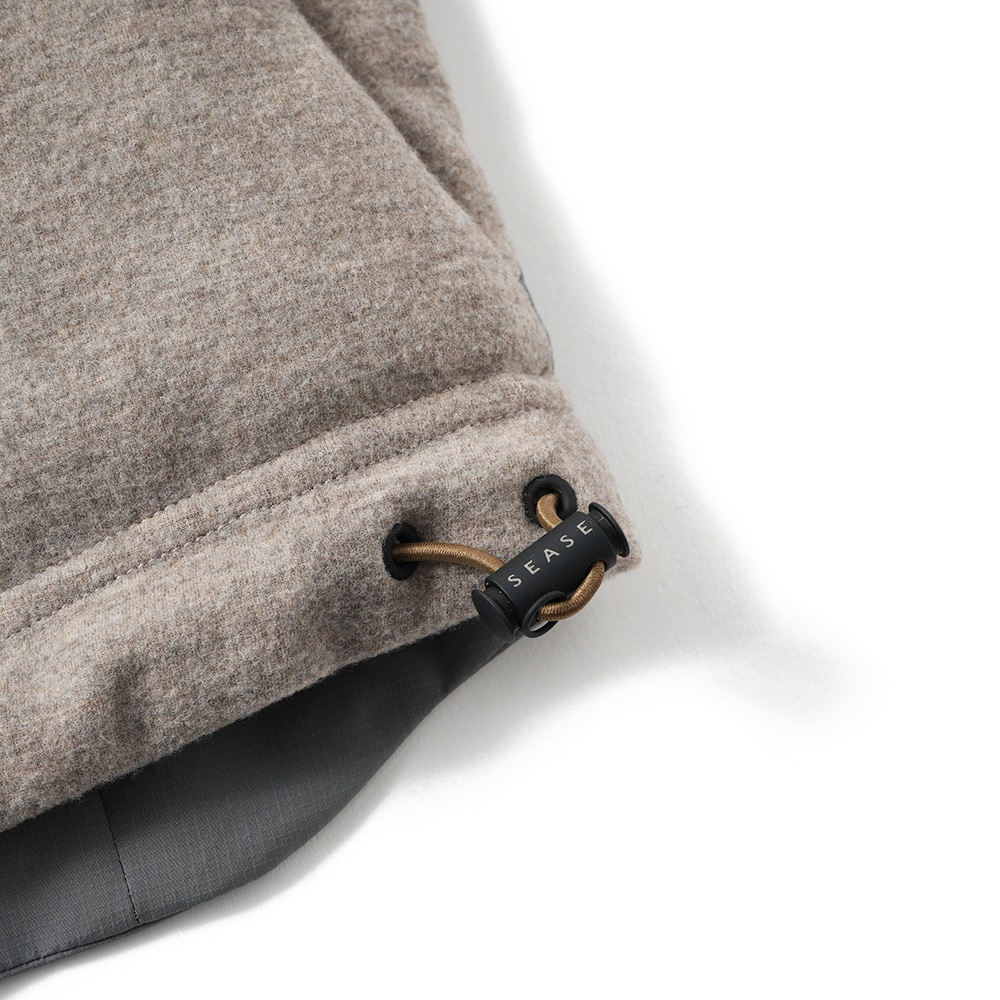 SEASE シーズ PADDED EXPLORER VEST OV034/TJ109 中綿 エクスプローラー ベスト N41 OYSTER