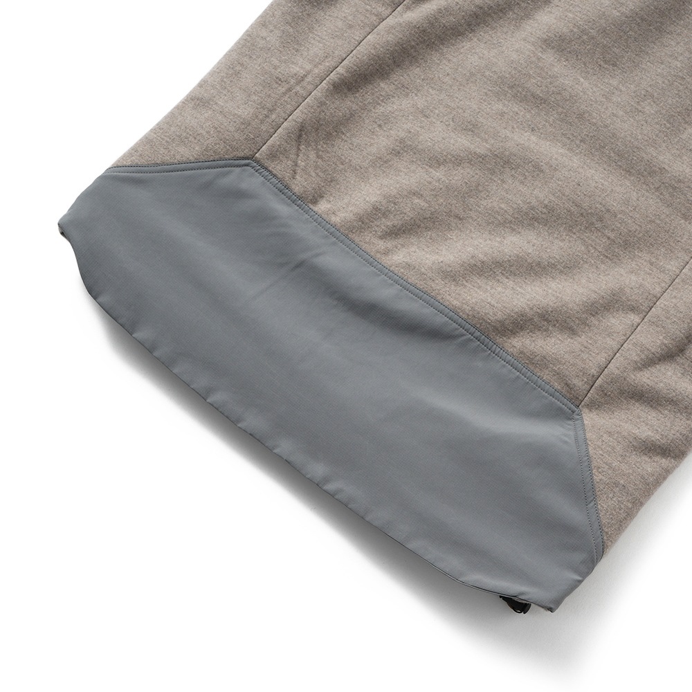 SEASE シーズ PADDED EXPLORER VEST OV034/TJ109 中綿 エクスプローラー ベスト N41 OYSTER