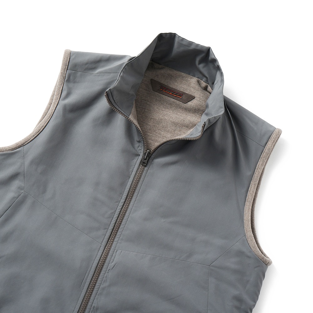 SEASE シーズ PADDED EXPLORER VEST OV034/TJ109 中綿 エクスプローラー ベスト N41 OYSTER