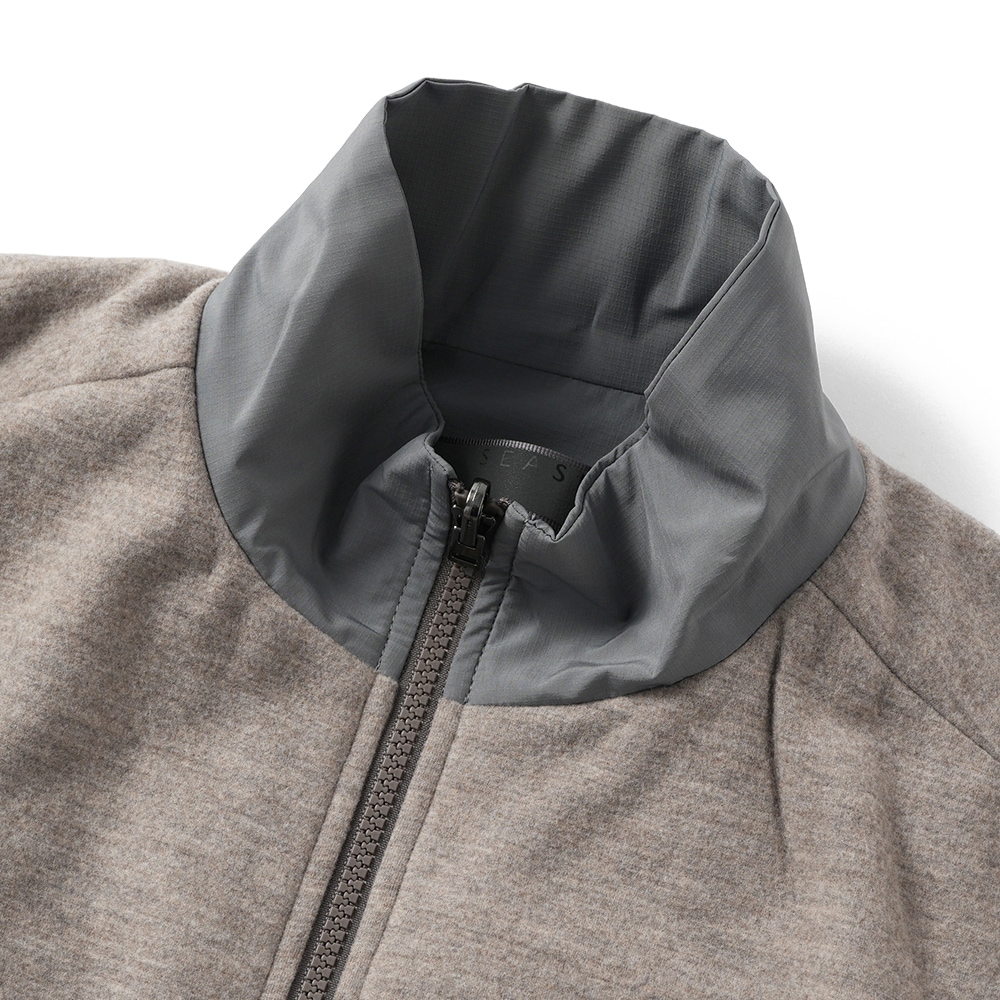 SEASE シーズ PADDED EXPLORER VEST OV034/TJ109 中綿 エクスプローラー ベスト N41 OYSTER