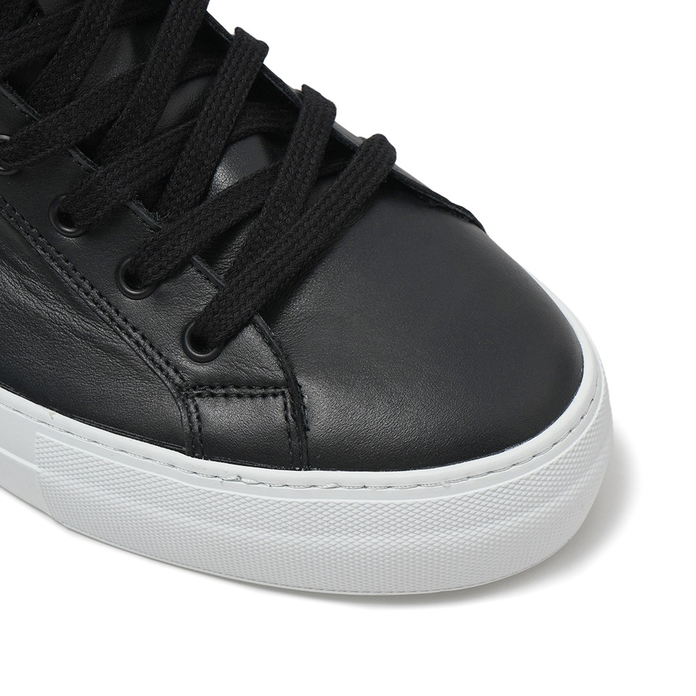 PELLICO SUNNY ペリーコサニー GIOIA M029 LOTUS 3.5cm スムースレザー ハイカットシューズ BLACK