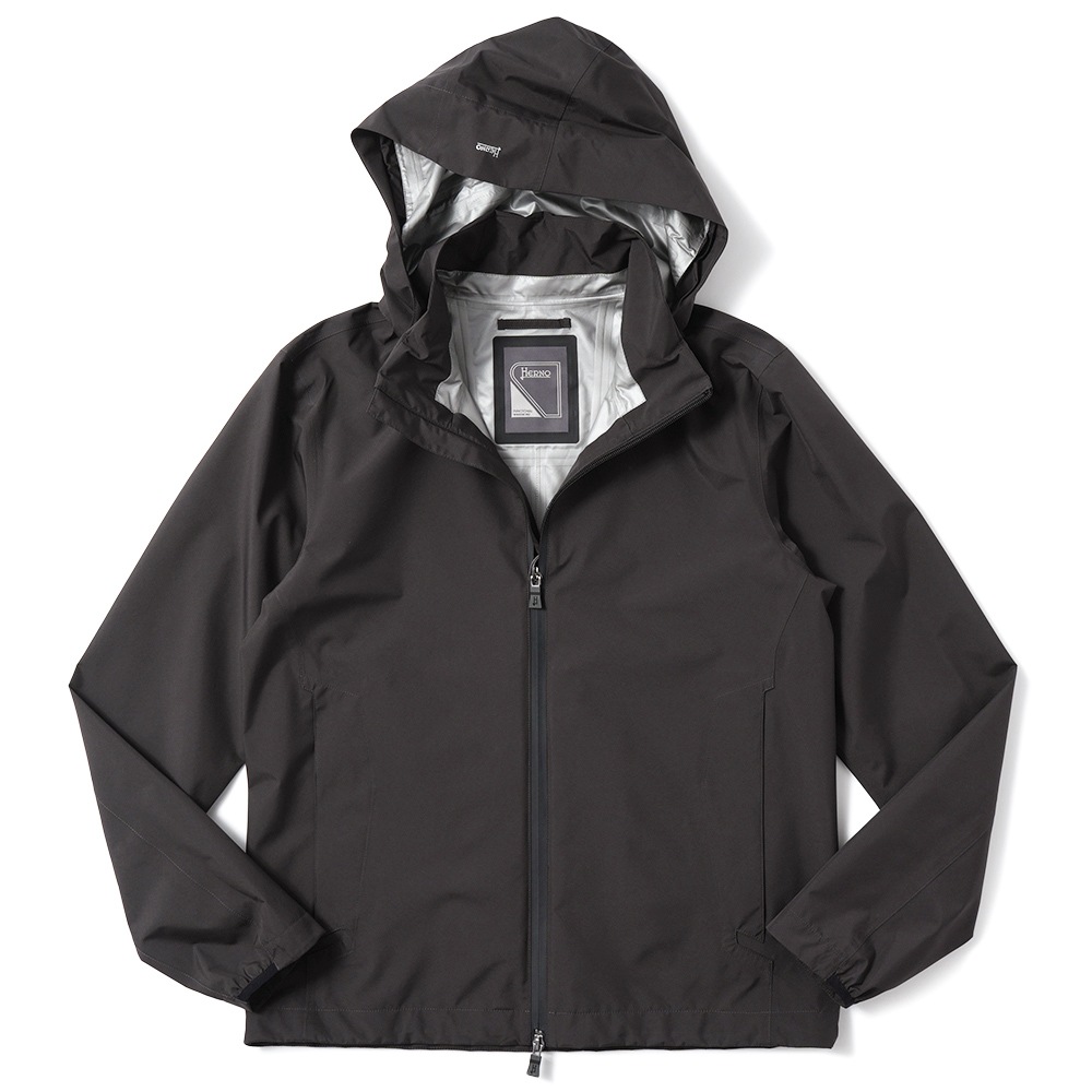 HERNO ヘルノ FUNCTIONAL WARDROBE GORE-TEX 2レイヤー デタッチャブルフード ブルゾン GI000458U-11124 BROWN