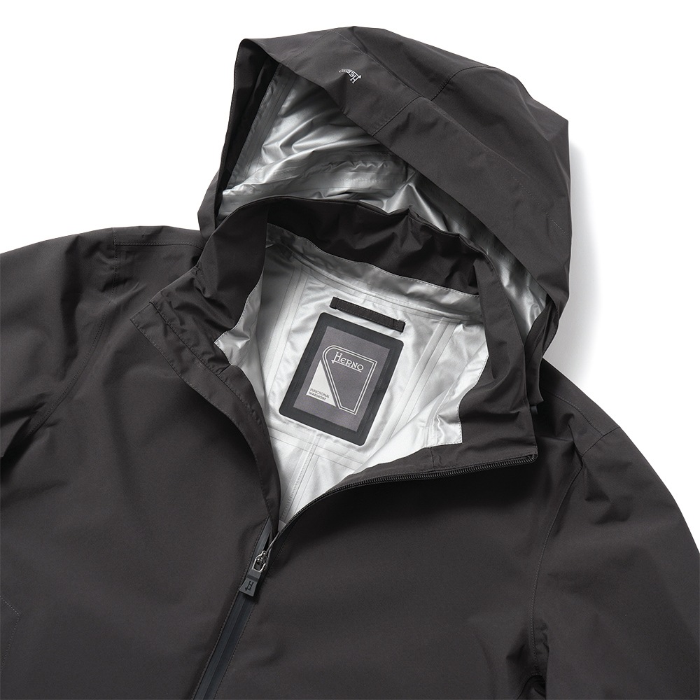 HERNO ヘルノ FUNCTIONAL WARDROBE GORE-TEX 2レイヤー デタッチャブルフード ブルゾン GI000458U-11124 BROWN