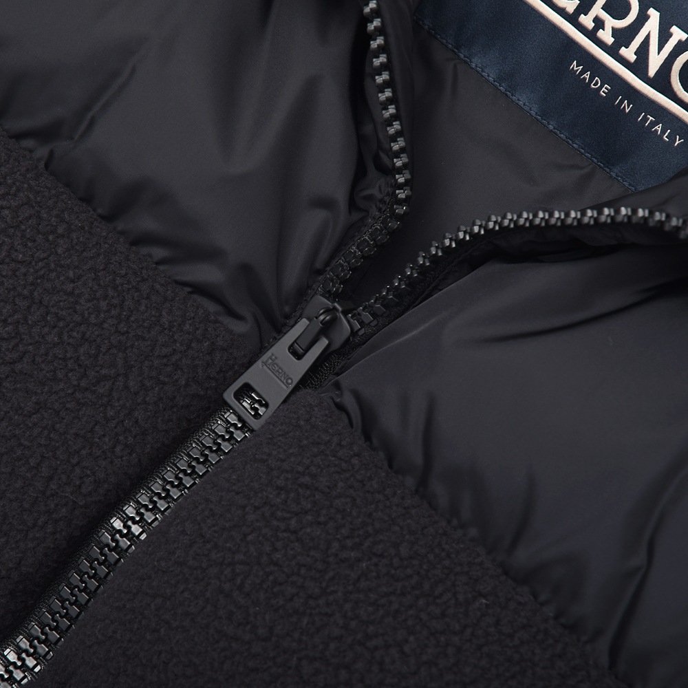 HERNO ヘルノ PI0796U-12320＋12004/D ナイロン×フリース ダウン