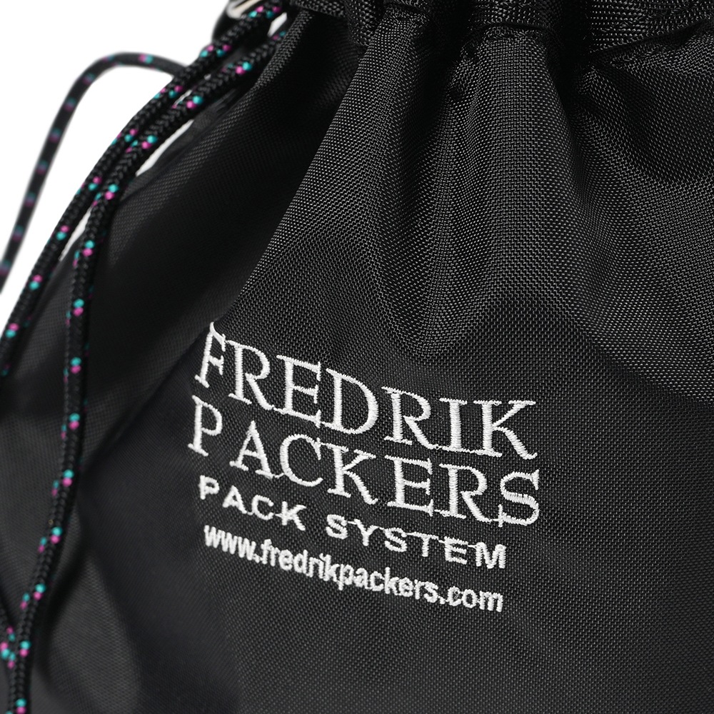 FREDRIK PACKERS フレドリックパッカーズ 210D PINION POUCH ピニオン ポーチ BLACK