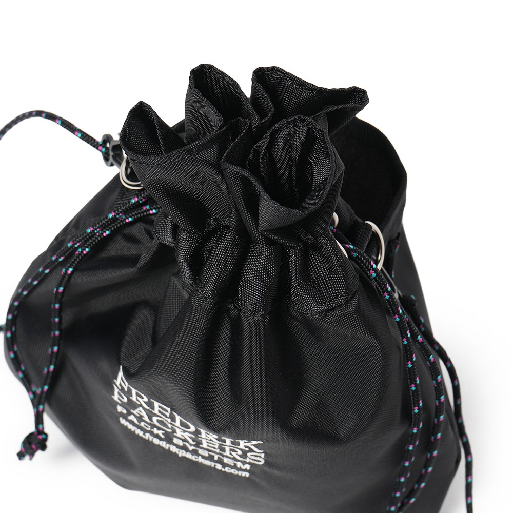 FREDRIK PACKERS フレドリックパッカーズ 210D PINION POUCH ピニオン ポーチ BLACK