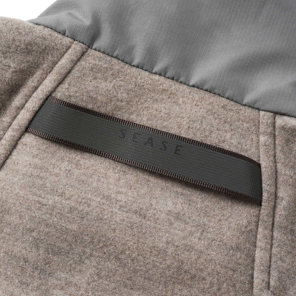 SEASE シーズ EXPLORER SWEATSHIRT WK034/TJ109 エクスプローラー スウェットシャツ N41 OYSTER