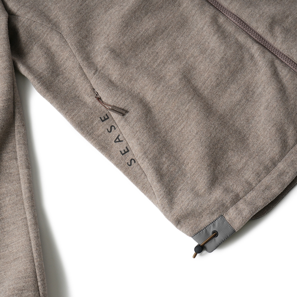 SEASE シーズ EXPLORER SWEATSHIRT WK034/TJ109 エクスプローラー スウェットシャツ N41 OYSTER