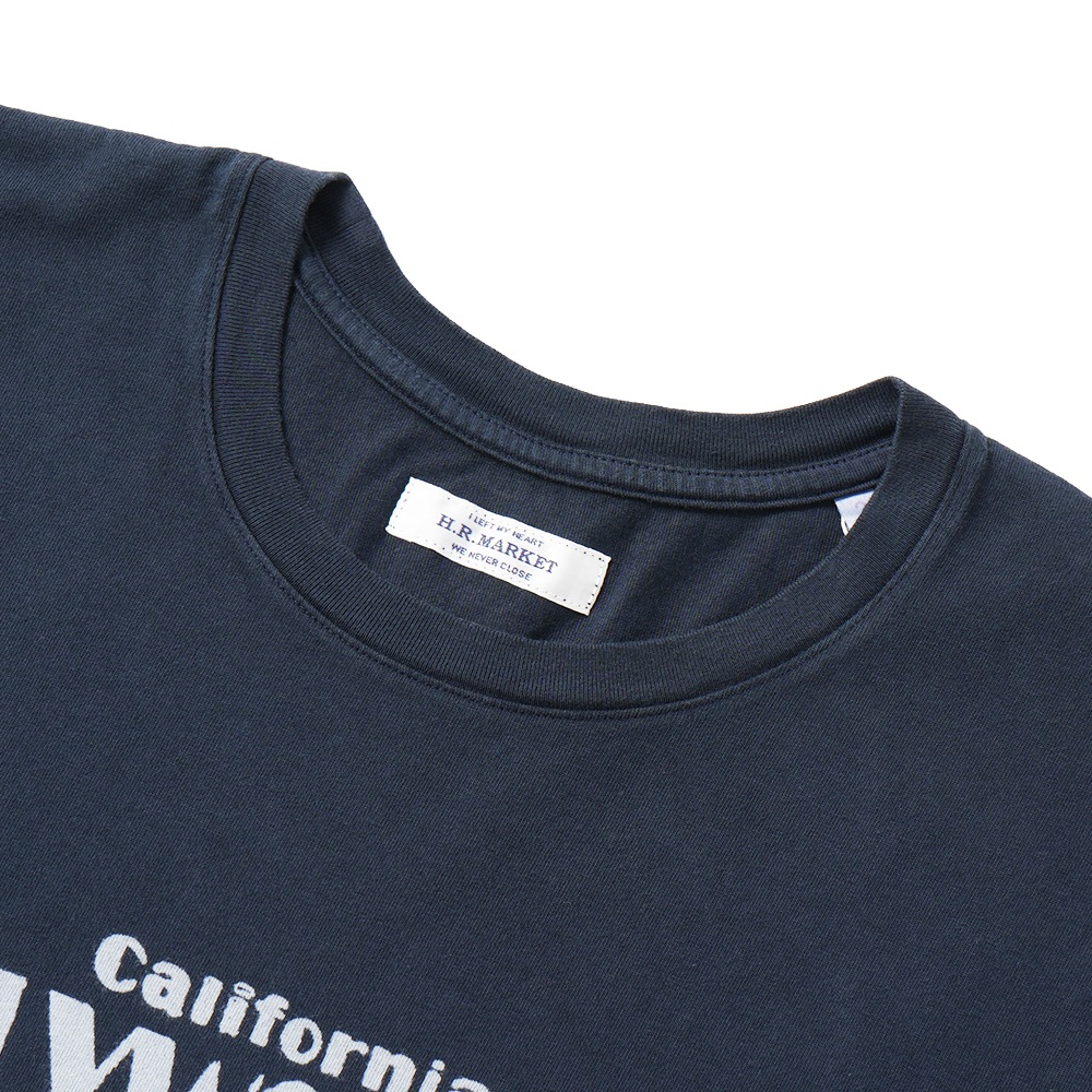HOLLYWOOD RANCH MARKET ハリウッドランチマーケット HOLLYWOOD サインボード ショートスリーブTシャツ 1020450 NAVY