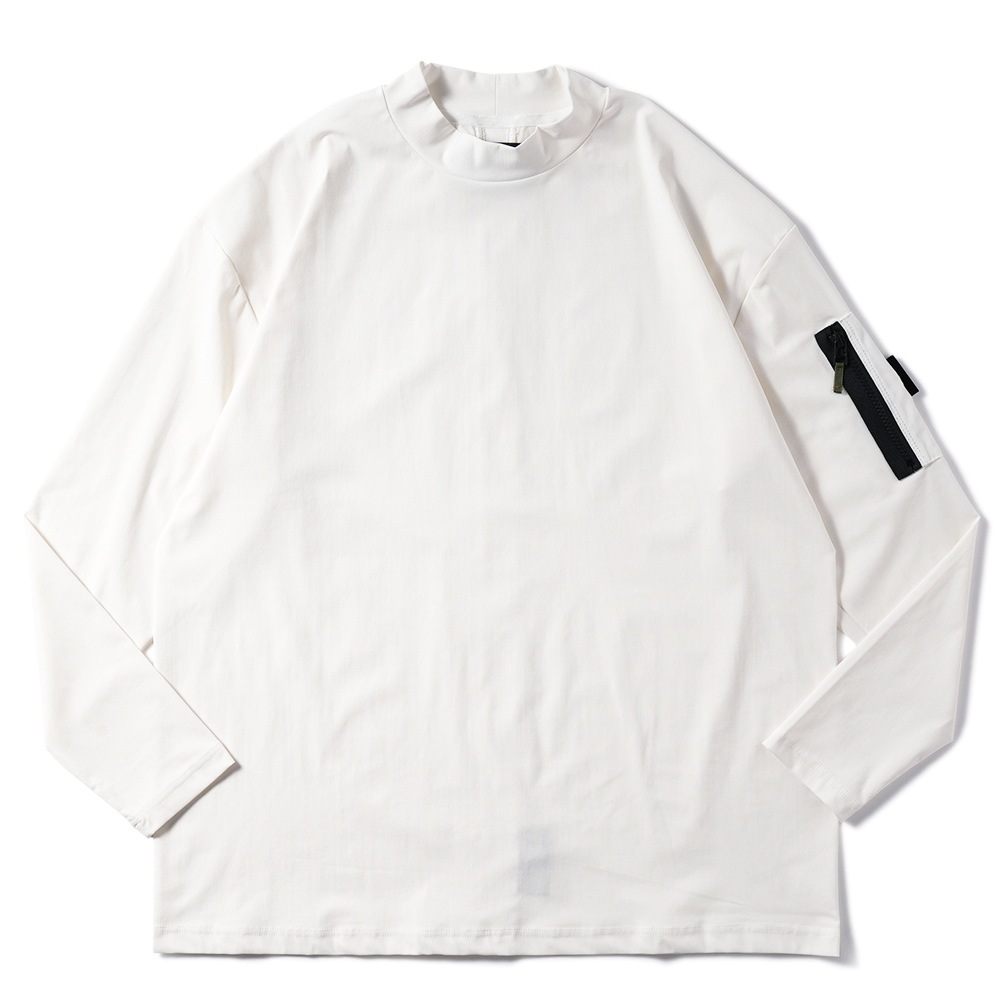 junhashimoto ジュンハシモト JH+ TECK MOCK NECK テックモックネック 1102420035 WHITE