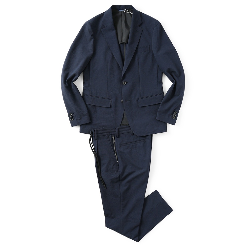junhashimoto ジュンハシモト LIGHT 2B JACKET -STRETCH SEERSUCKER- ライト2B ジャケット ストレッチシアサッカー 1032510006 NAVY