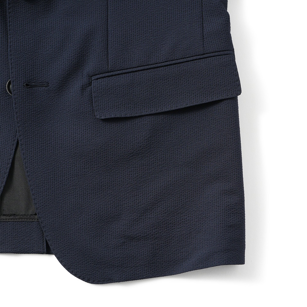 junhashimoto ジュンハシモト LIGHT 2B JACKET -STRETCH SEERSUCKER- ライト2B ジャケット ストレッチシアサッカー 1032510006 NAVY