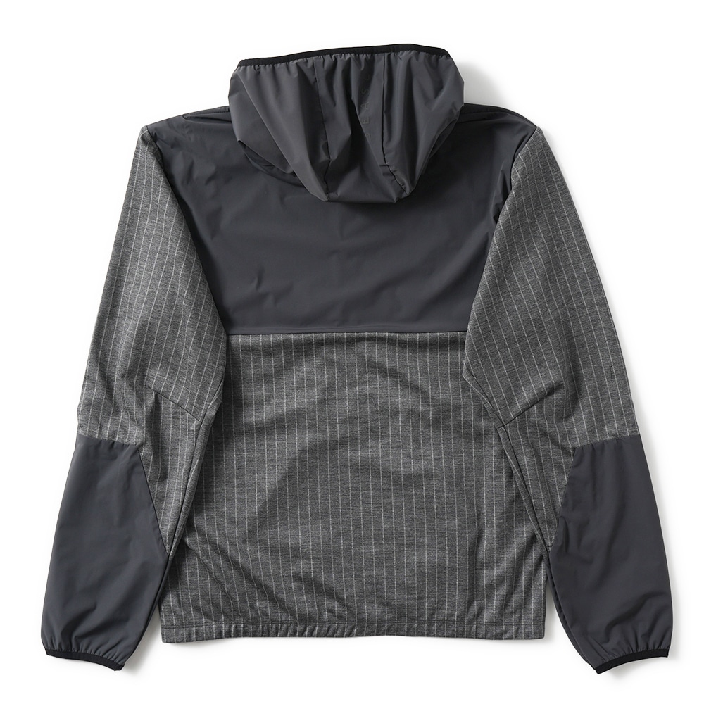SEASE シーズ ZIPPED HOODIE HYBRID WH049/TJ109 ジップフーディ ハイブリッド N65 GRAPHITE GREY