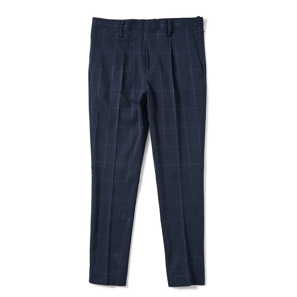 junhashimoto ジュンハシモト CLASSICAL 1 TUCK SLACKS クラシカル 1タックスラックス 1072610055 NAVY