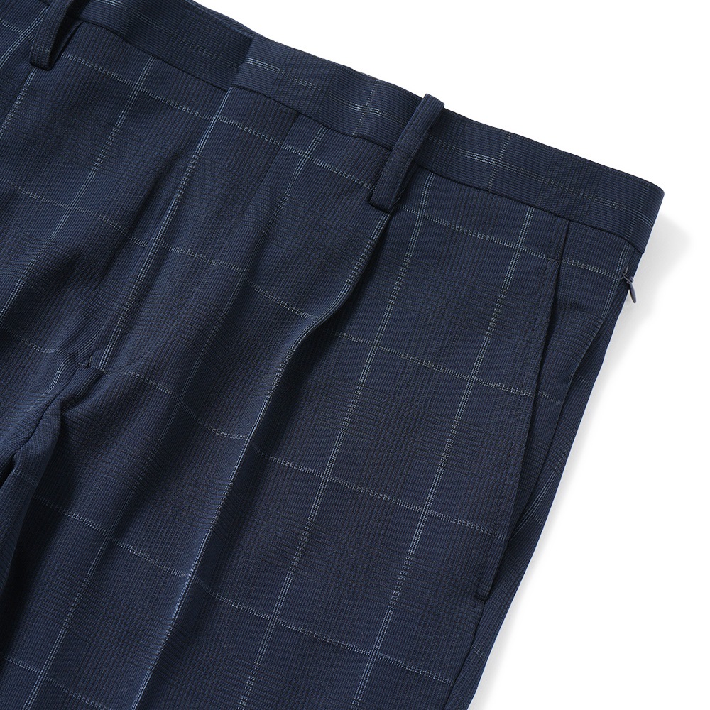 junhashimoto ジュンハシモト CLASSICAL 1 TUCK SLACKS クラシカル 1タックスラックス 1072610055 NAVY
