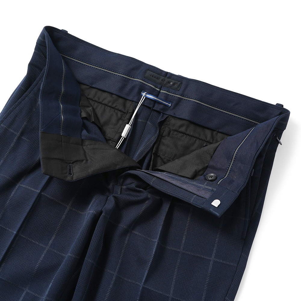 junhashimoto ジュンハシモト CLASSICAL 1 TUCK SLACKS クラシカル 1タックスラックス 1072610055 NAVY