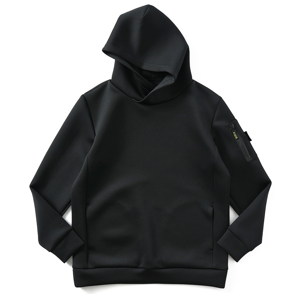junhashimoto ジュンハシモト JH+ DB WRAP PARKA ダンボールニット ラップパーカ 1102510031 BLACK