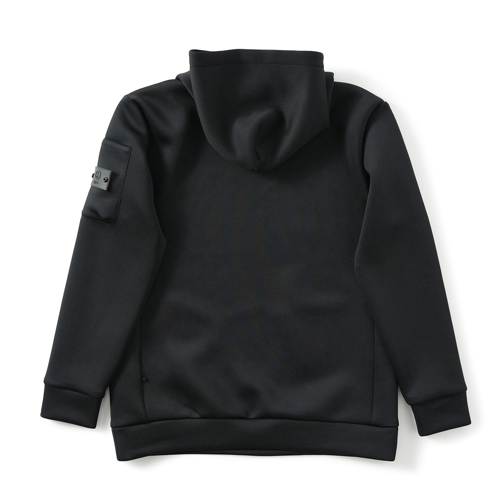 junhashimoto ジュンハシモト JH+ DB WRAP PARKA ダンボールニット ラップパーカ 1102510031 BLACK