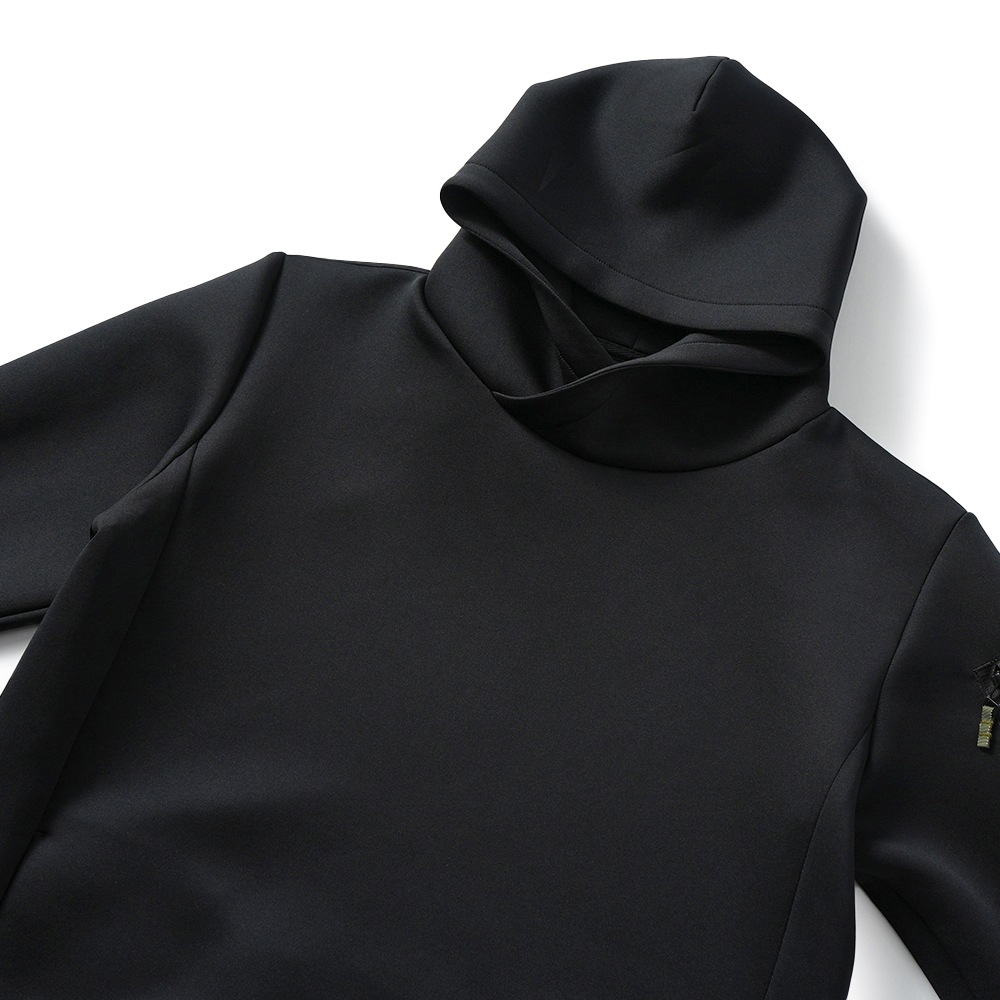 junhashimoto ジュンハシモト JH+ DB WRAP PARKA ダンボールニット ラップパーカ 1102510031 BLACK
