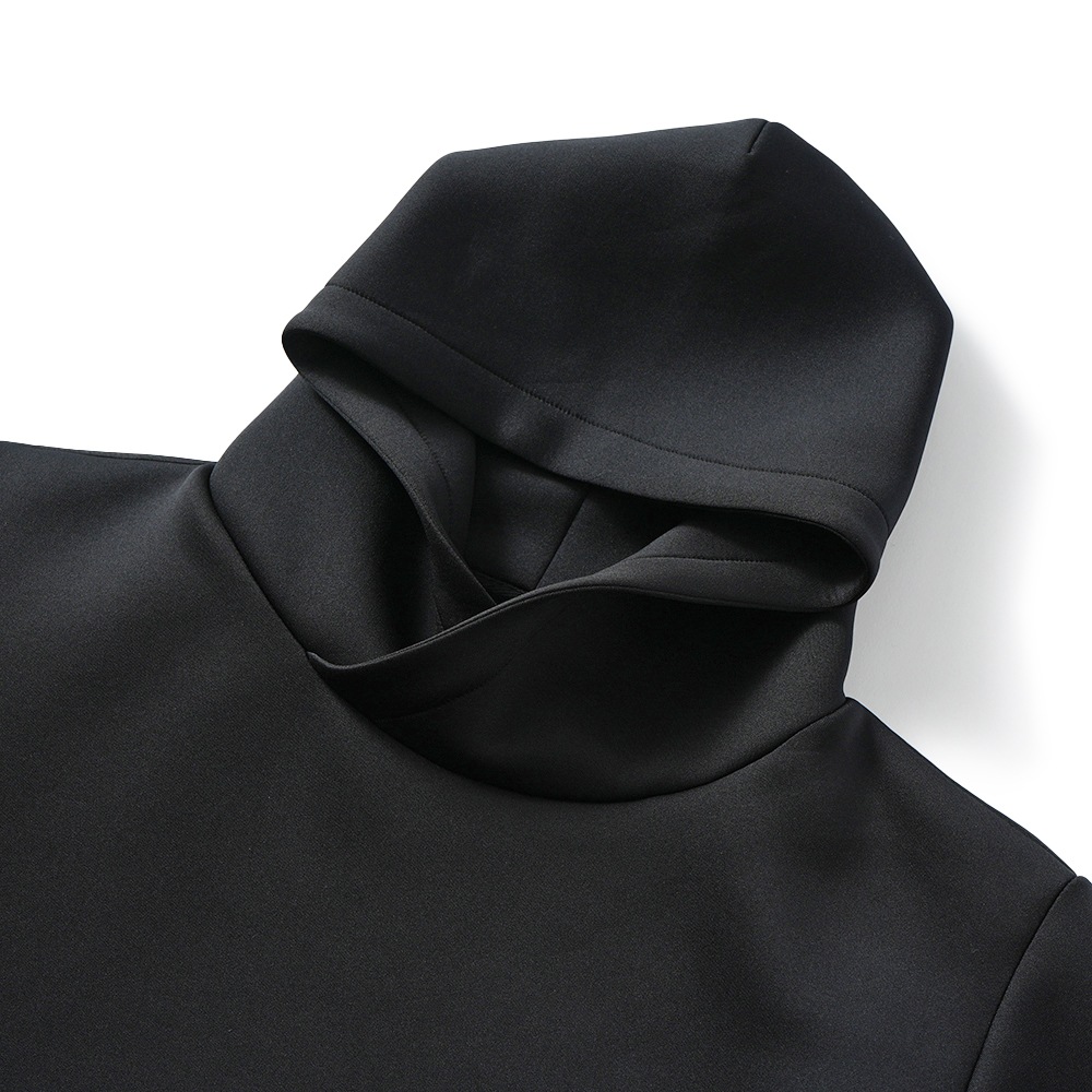 junhashimoto ジュンハシモト JH+ DB WRAP PARKA ダンボールニット ラップパーカ 1102510031 BLACK