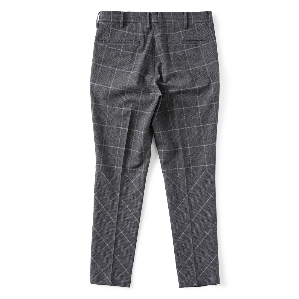 junhashimoto ジュンハシモト ONE TUCK EASY PANTS ワンタック イージーパンツ 1072510057 GREY CHECK