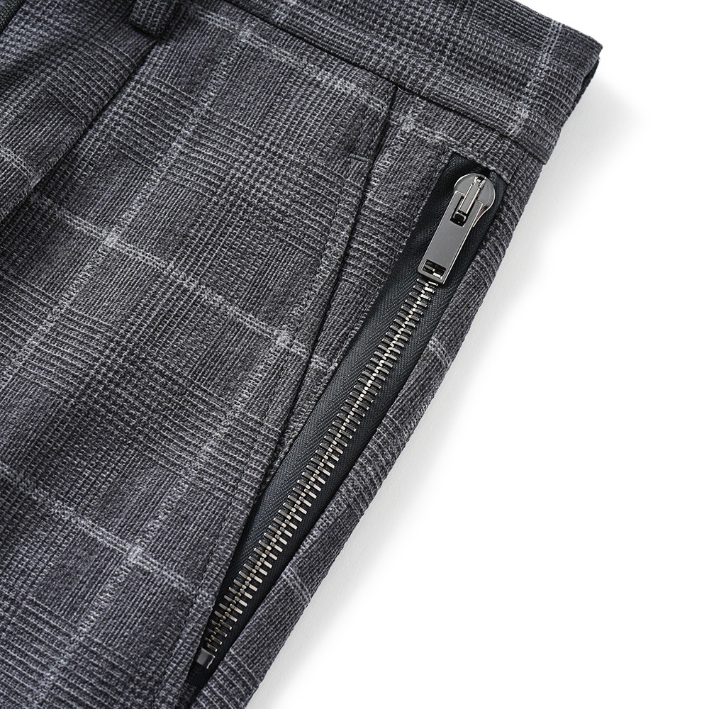 junhashimoto ジュンハシモト ONE TUCK EASY PANTS ワンタック イージーパンツ 1072510057 GREY CHECK