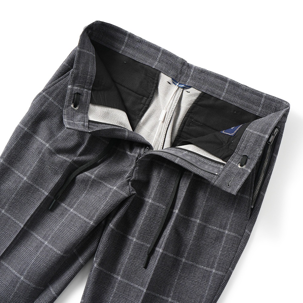 junhashimoto ジュンハシモト ONE TUCK EASY PANTS ワンタック イージーパンツ 1072510057 GREY CHECK