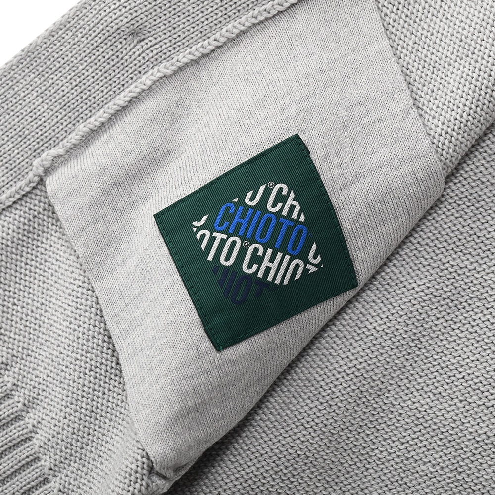 ZANONE ザノーネ CHIOTO ウール ミドルゲージ ニット スタンドカラーカーディガン 812519-ZR229 L.GRAY