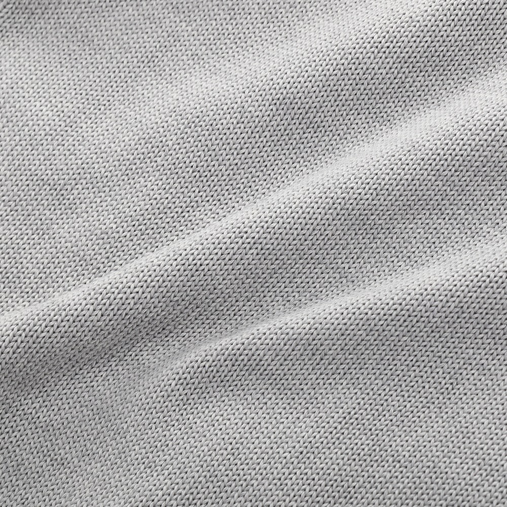 ZANONE ザノーネ CHIOTO ウール ミドルゲージ ニット スタンドカラーカーディガン 812519-ZR229 L.GRAY