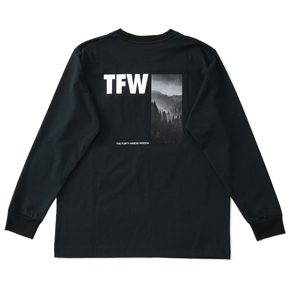 TFW49 ティーエフダブリュー49 LS TEE ロングスリーブT T102320015 BLACK