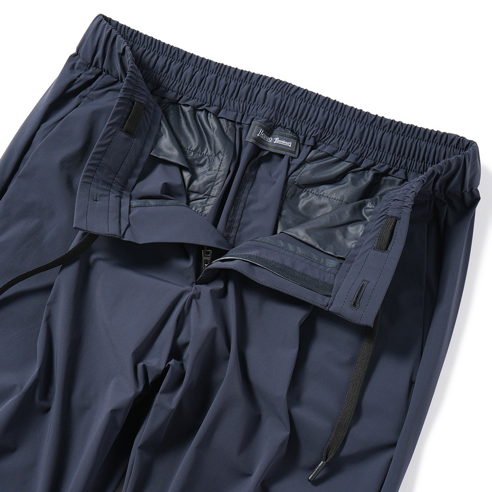 HERNO Laminar ヘルノ ラミナー ストレッチナイロン シャーリングパンツ PT00001UL/12691 NAVY