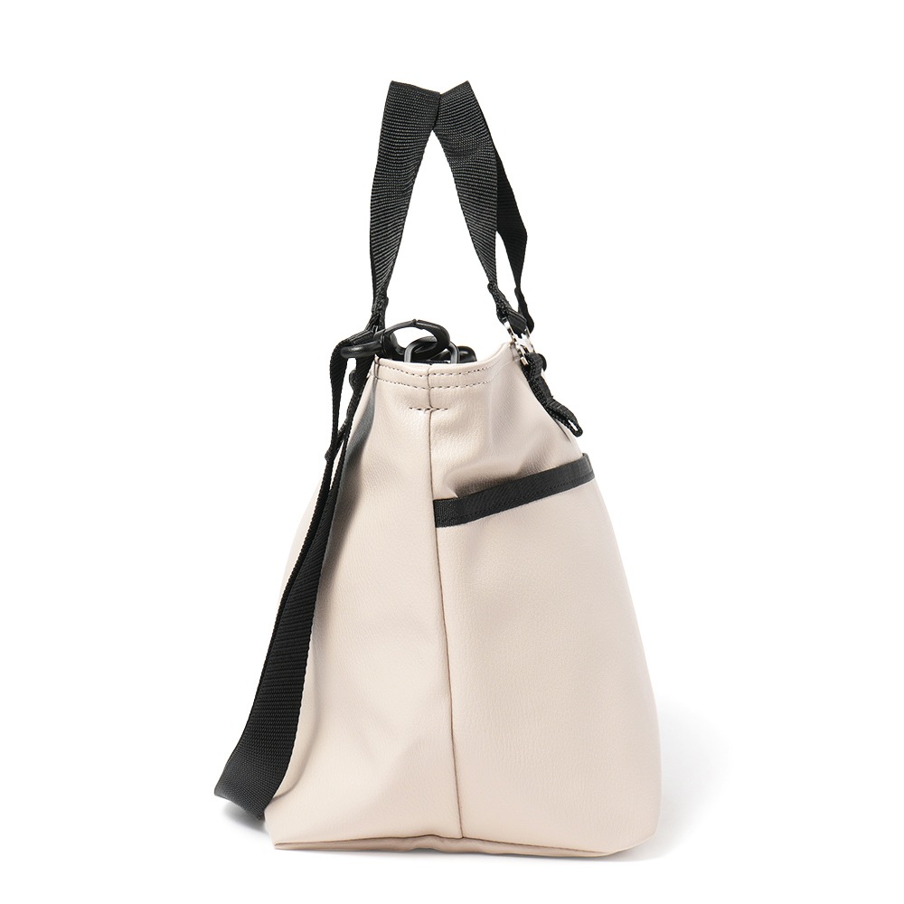 FREDRIK PACKERS フレドリックパッカーズ FAM TOTE ECO LEATHER WIDE ファムトート エコレザー ワイド GREIGE