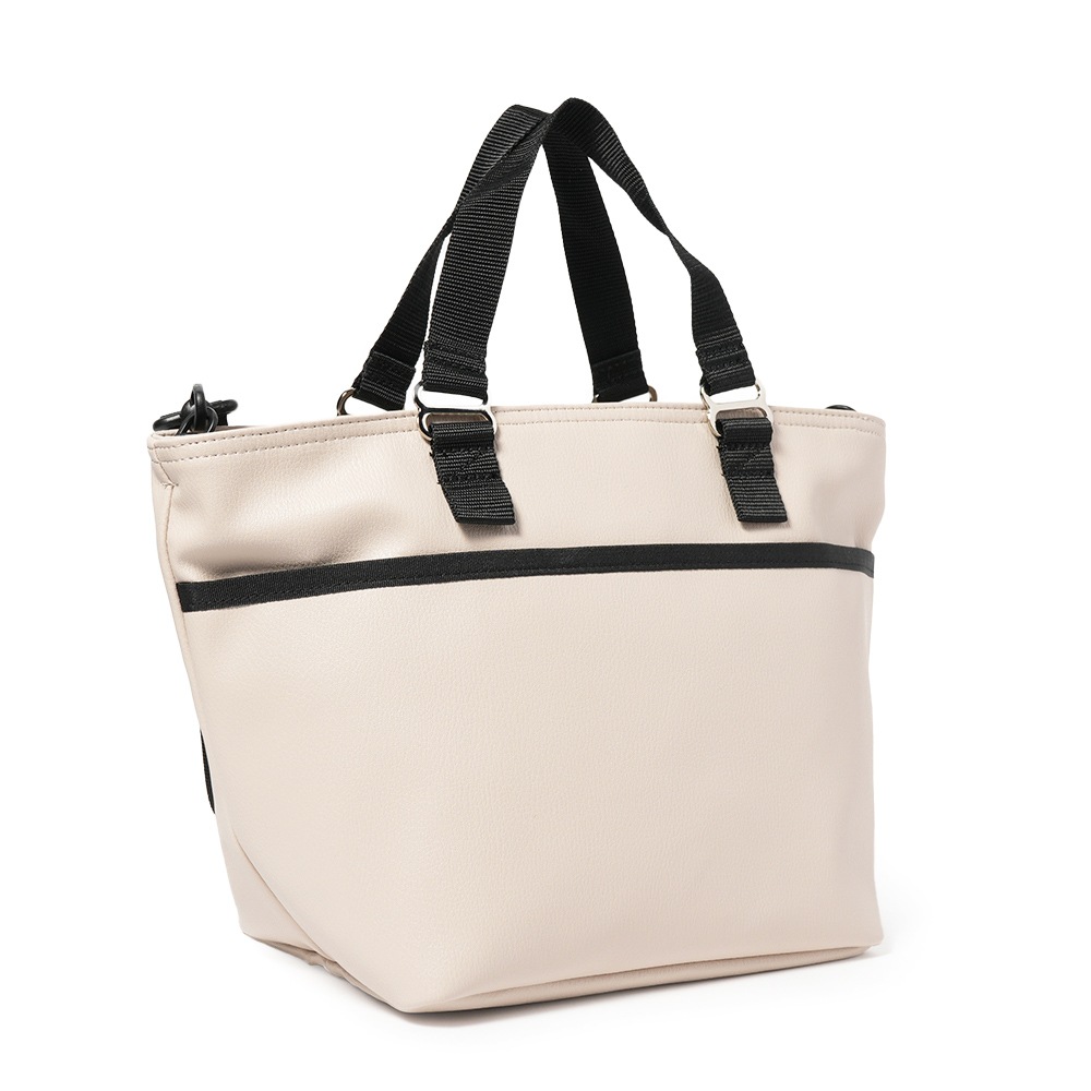 FREDRIK PACKERS フレドリックパッカーズ FAM TOTE ECO LEATHER WIDE ファムトート エコレザー ワイド GREIGE