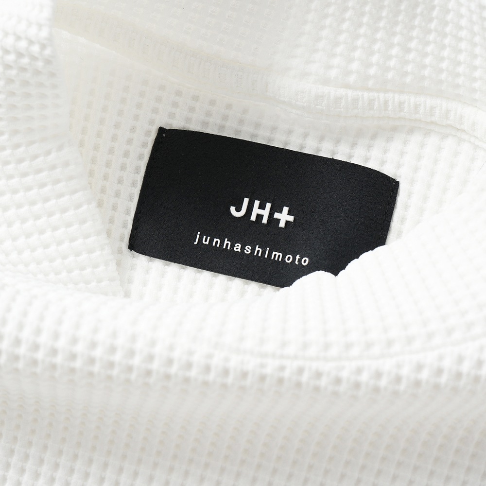junhashimoto ジュンハシモト JH+ WAFFLE THERMAL MOCKNECK ワッフルサーマルモックネック 1102420038 WHITE