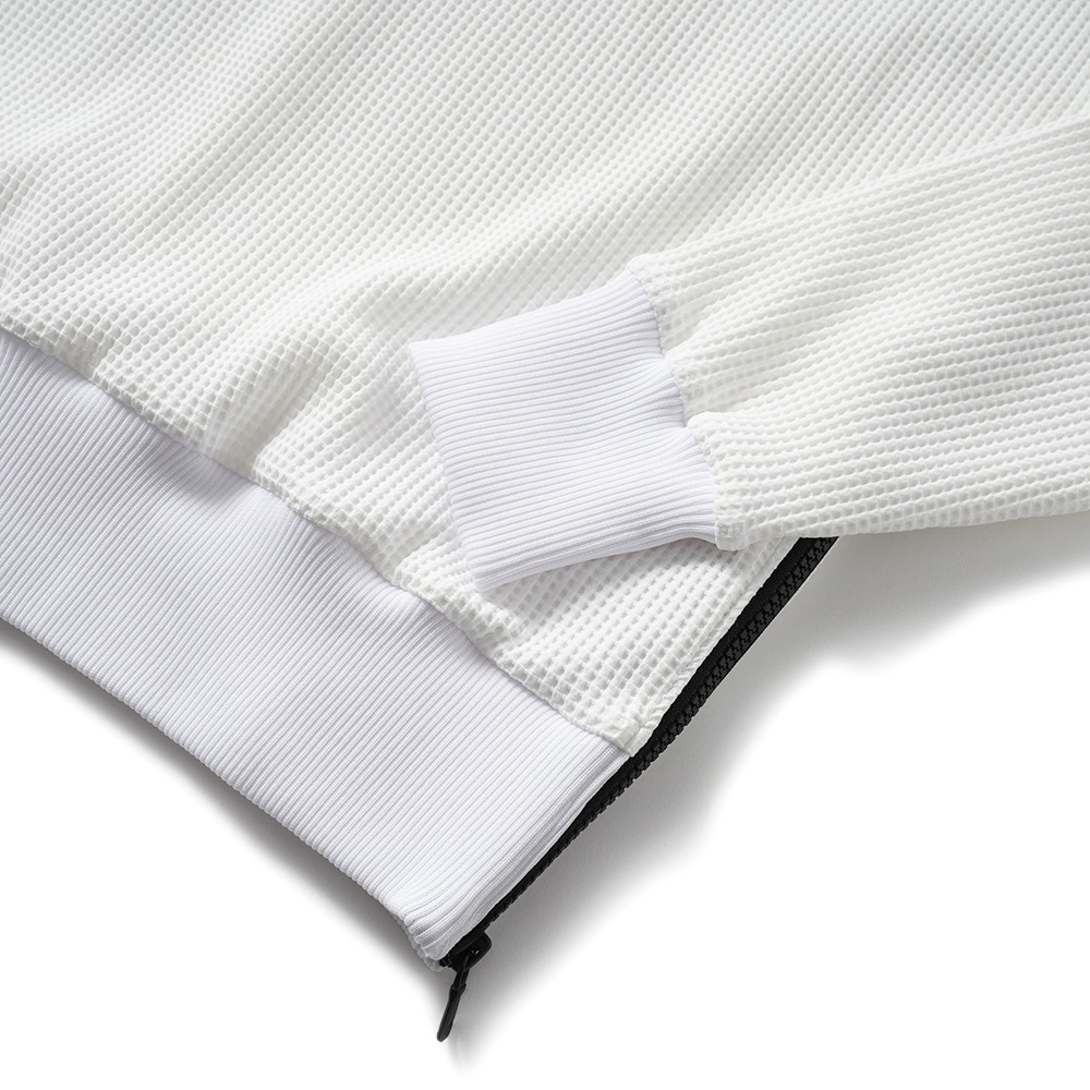 junhashimoto ジュンハシモト JH+ WAFFLE THERMAL MOCKNECK ワッフルサーマルモックネック 1102420038 WHITE