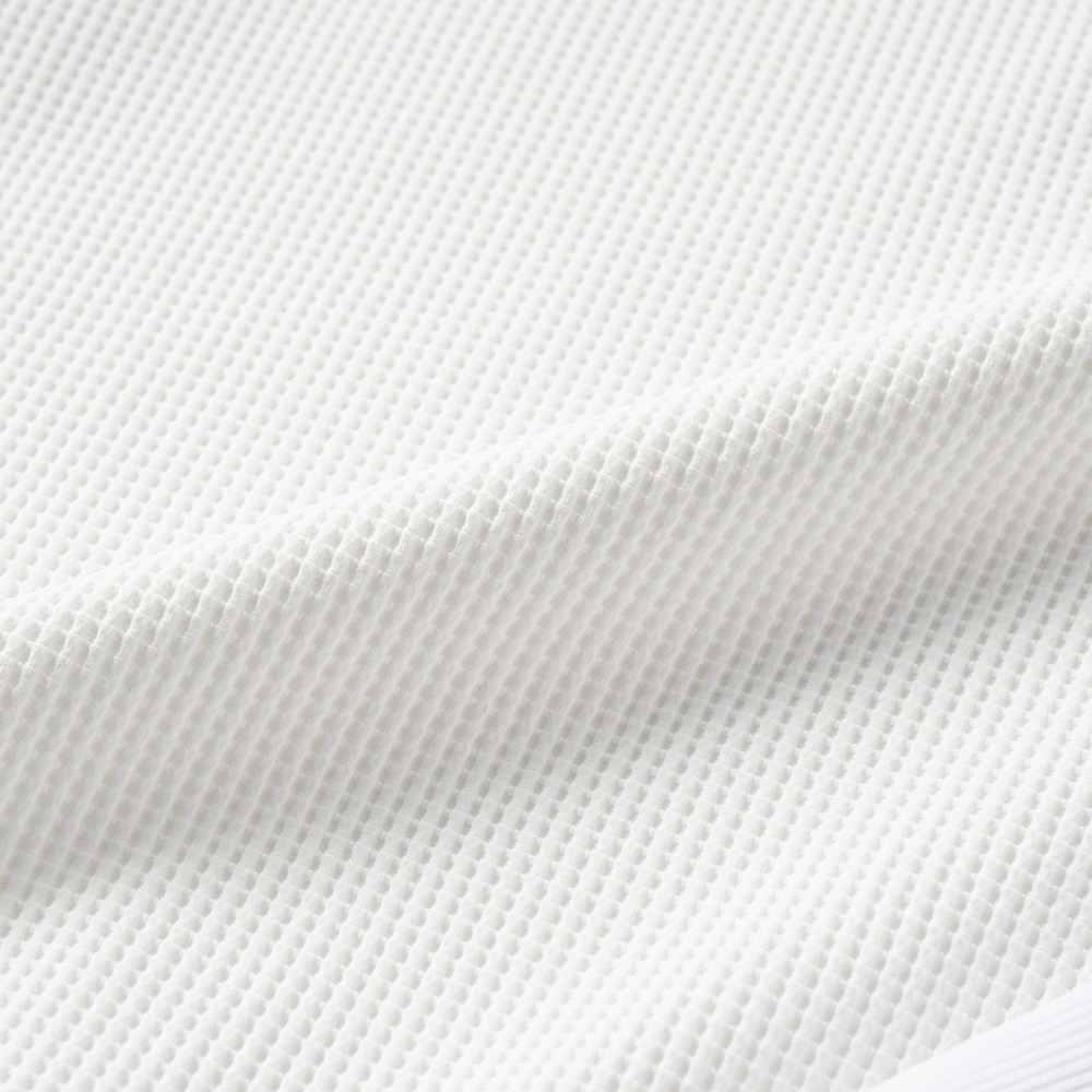 junhashimoto ジュンハシモト JH+ WAFFLE THERMAL MOCKNECK ワッフルサーマルモックネック 1102420038 WHITE