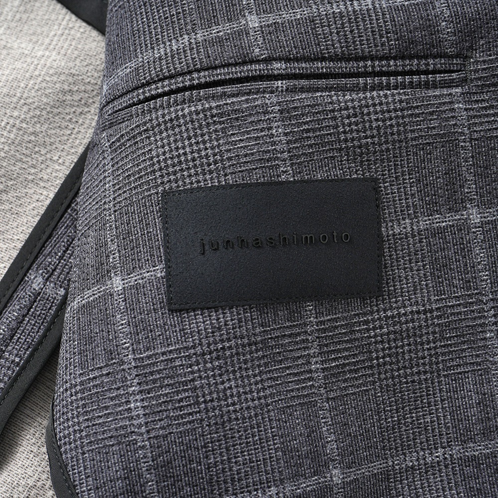 junhashimoto ジュンハシモト LIGHT 2B JACKET -STRETCH GREN CHECK- ライト2B ジャケット ストレッチグレンチェック 1032510007 GREY CHECK