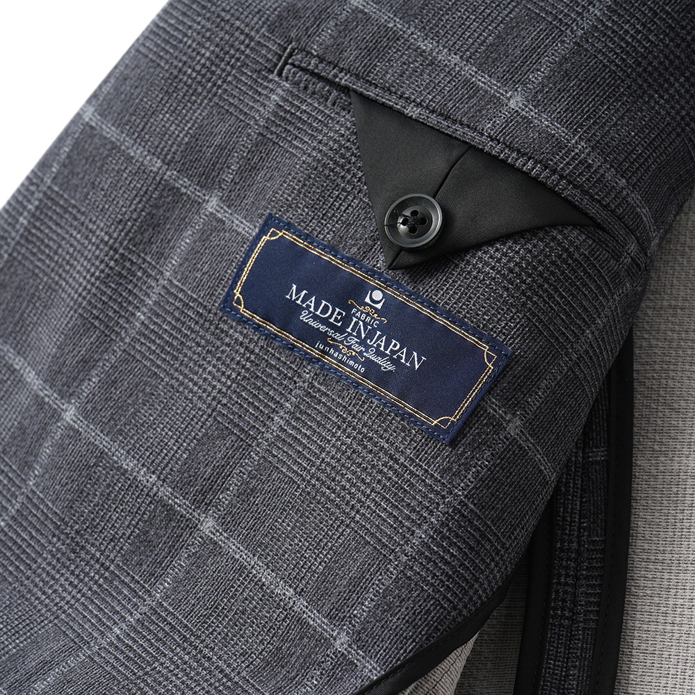 junhashimoto ジュンハシモト LIGHT 2B JACKET -STRETCH GREN CHECK- ライト2B ジャケット ストレッチグレンチェック 1032510007 GREY CHECK
