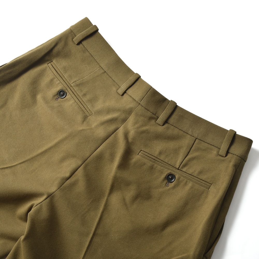 CIRCOLO 1901 チルコロ1901 コットン ピケ ジャージ ショートパンツ OLIVE