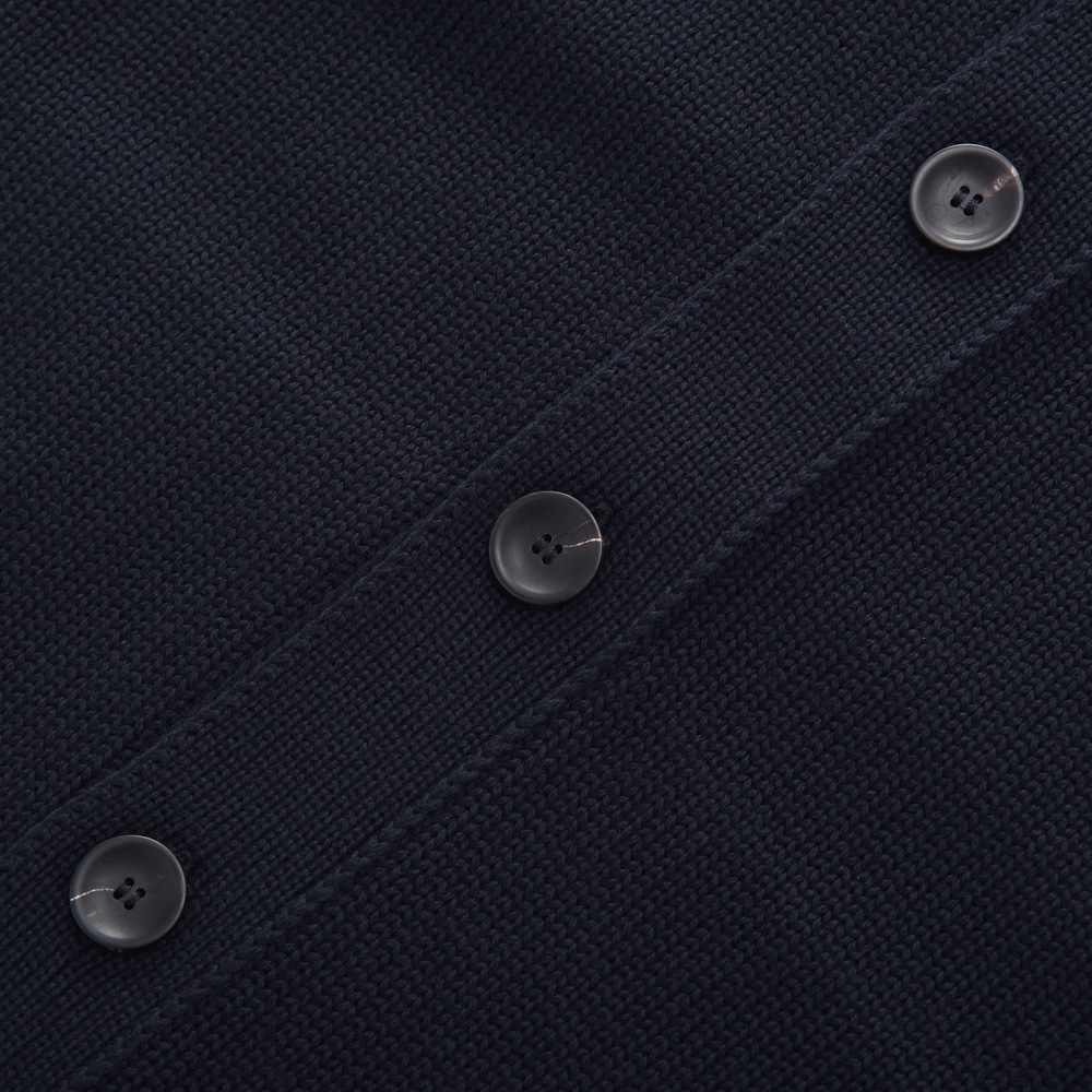 ZANONE ザノーネ CHIOTO ミドルゲージスタンドカラーカーディガン 812519-ZR229 D.NAVY